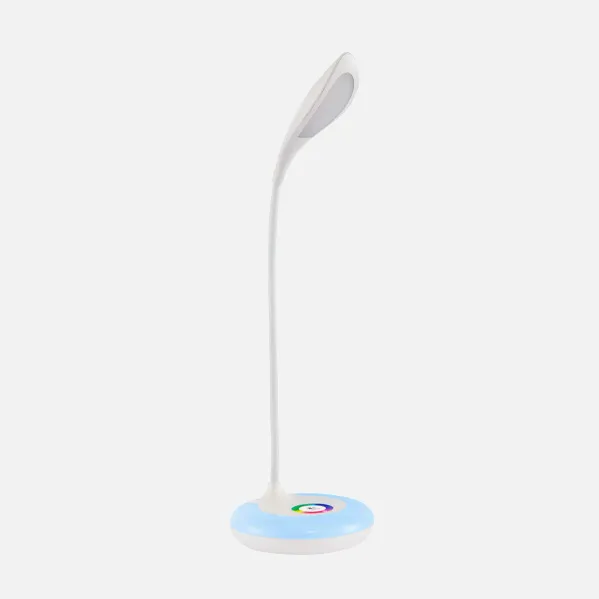 Flexo Elmo 5w 6000k Blanco 45x13x23,5 Cm C/base Rgb 375lm Regulable 3 Intensidades, Inalambrico,Flexible, Orientable Y Tactil 