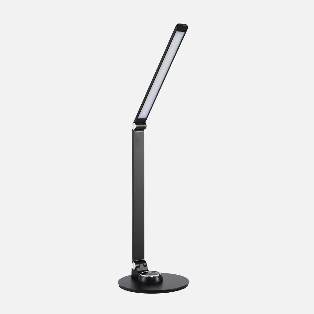 179171009 - Flexo Baritono 8w 3000k-4000-6500k Negro 54x16,5x29cm 600lm Intensidad Regulable, Tactil Y Plegable