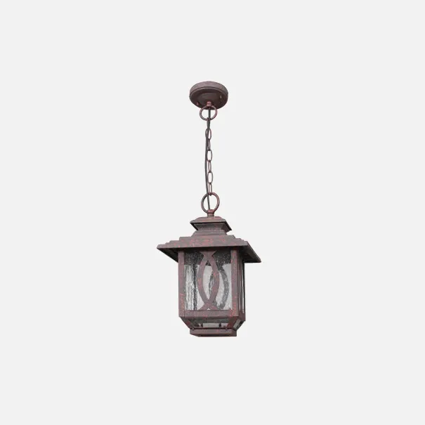 Colgante Serie Tulipan 1l E27 Oxido (32x19)