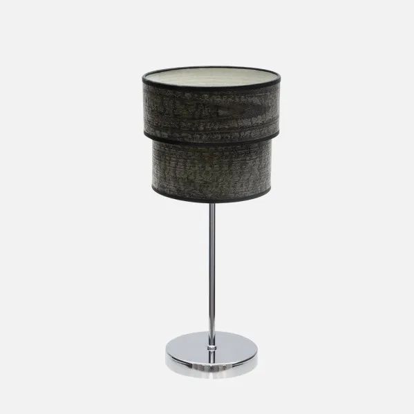 Cromo/Madera Negra