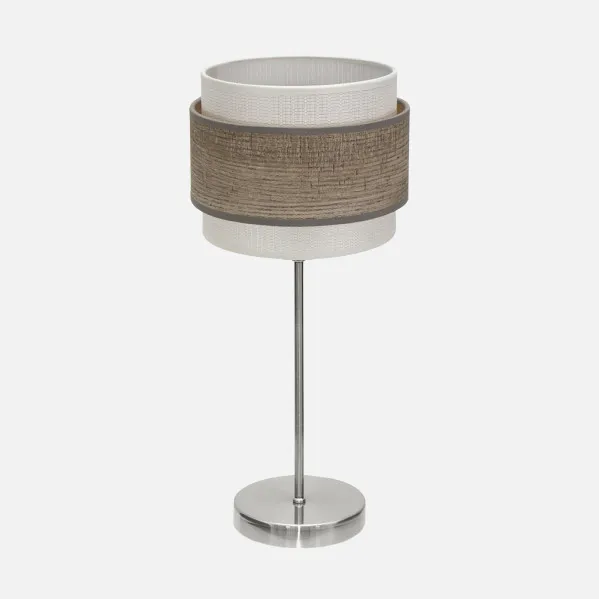 Níquel/Madera Gris