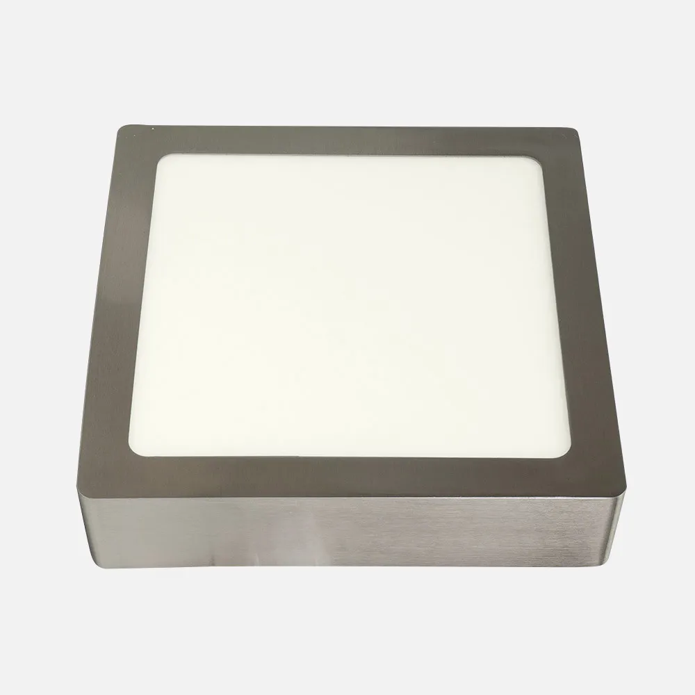147192403 - Downlight Superf.toba 24w 4000k Níquel quadrado 2040lm 3,5x30x30 Cm