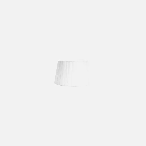 Lampshade Laura E27 White 15dx12dx13h Conical Open