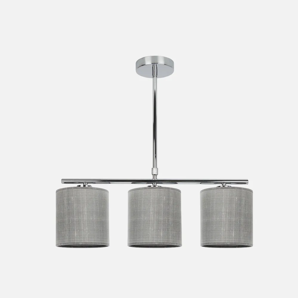 Lampara San Miguel 3xe14 Cromo REGx55x14 cm.