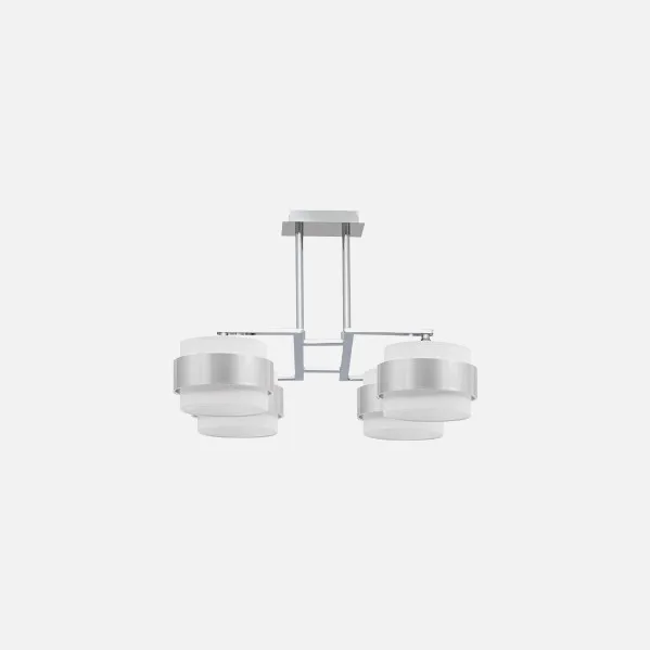 Lamp 4dh Bremen Chrome/white-silver 4xe14 Regx60x60 Cm