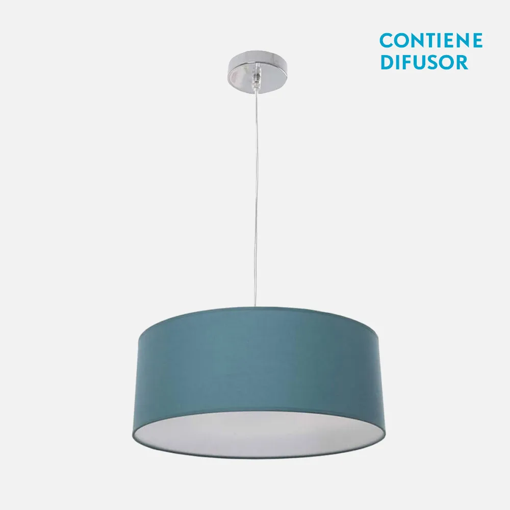 Colgante Adriatico Turquesa 2xe27 Regx50d