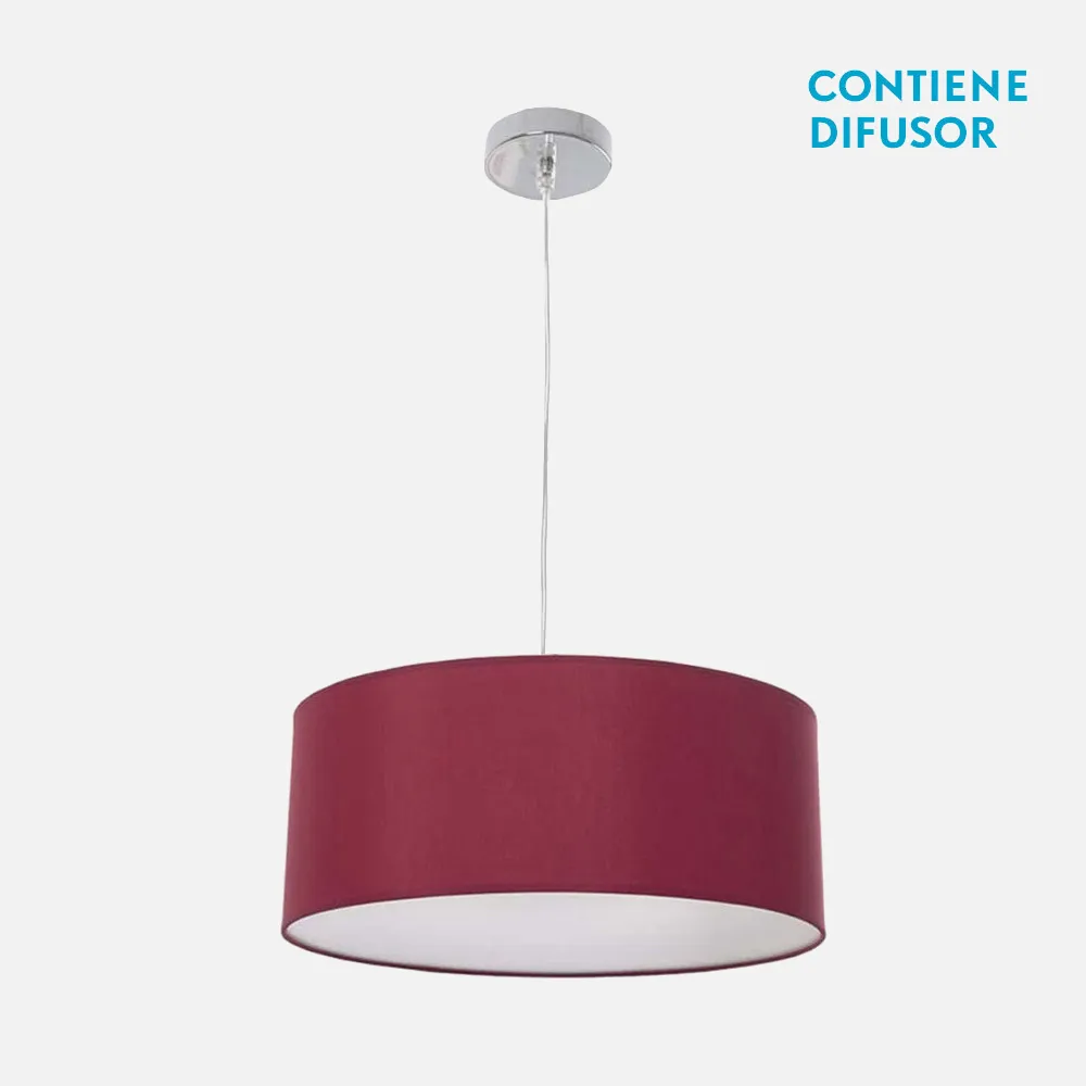 Colgante Adriatico Rojo 2xe27 Regx50d
