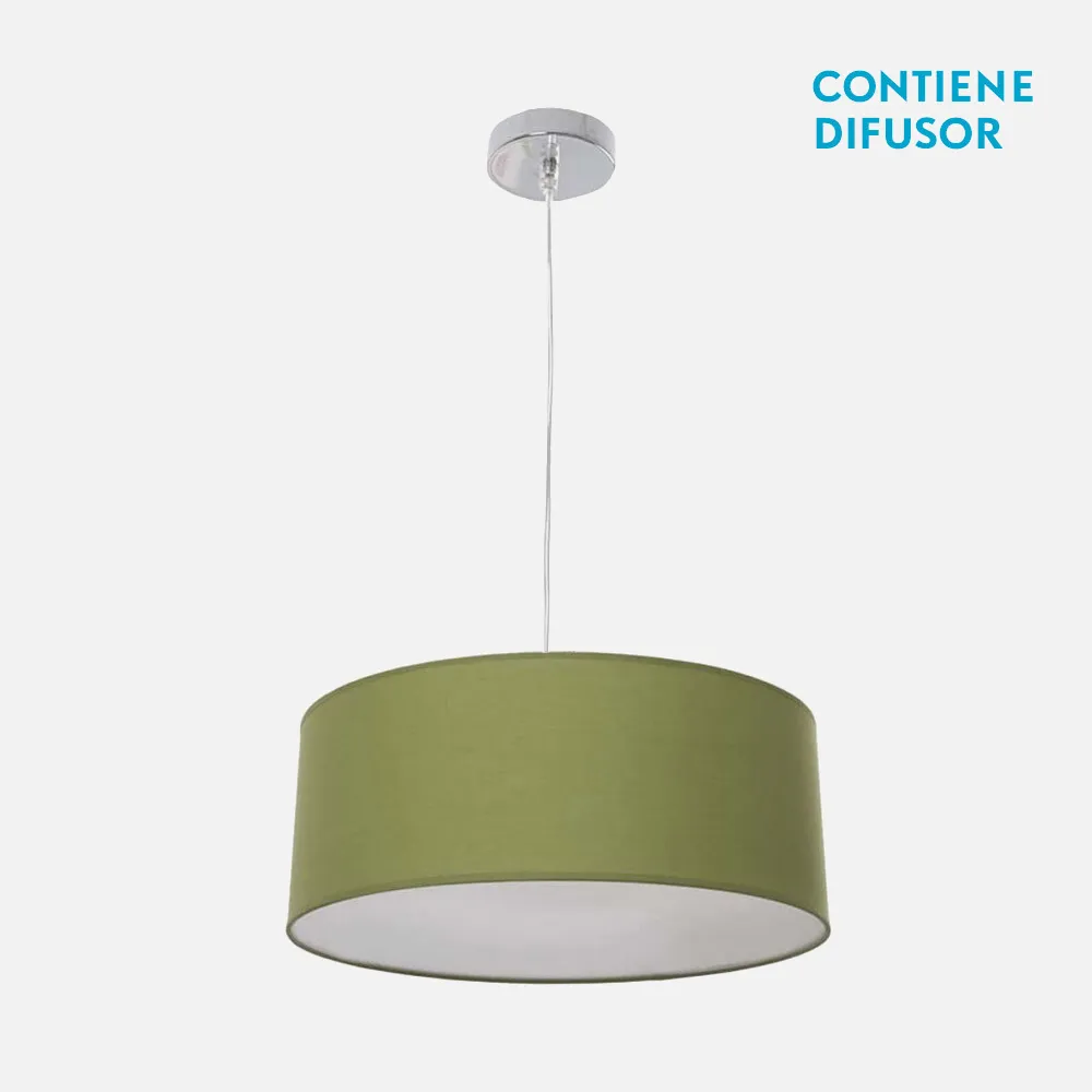 Colgante Adriatico Verde 2xe27 Regx50d