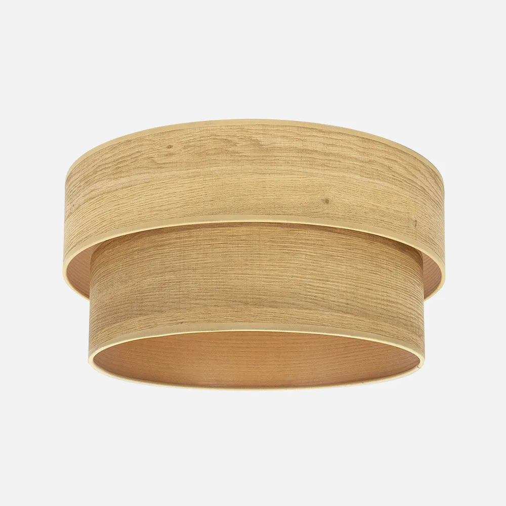 99.PA-175341085 - Lampshade Foot Living room Smile E27 Wood Clara 40dx35dx21h