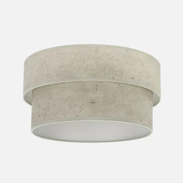 Lampshade Foot Living room Smile E27 Cement Grey 40dx35dx21h