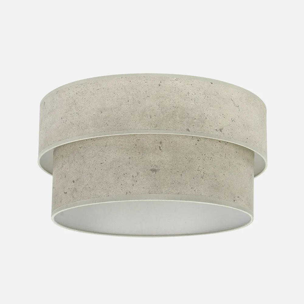 99.PA-175341028 - Lampshade Foot Living room Smile E27 Cement Grey 40dx35dx21h