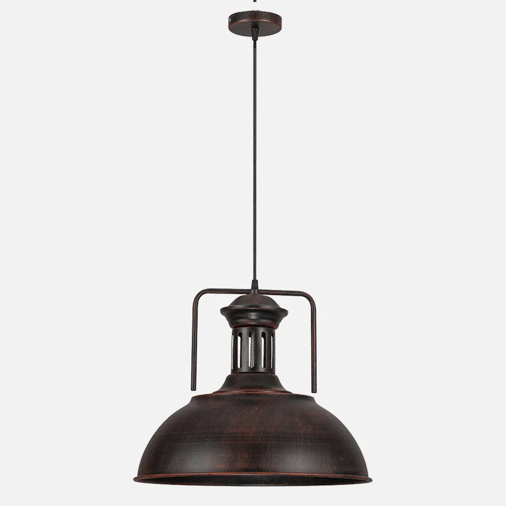 Colgante Loro 1xe27 Marron Oxido Regx41x41 Cm