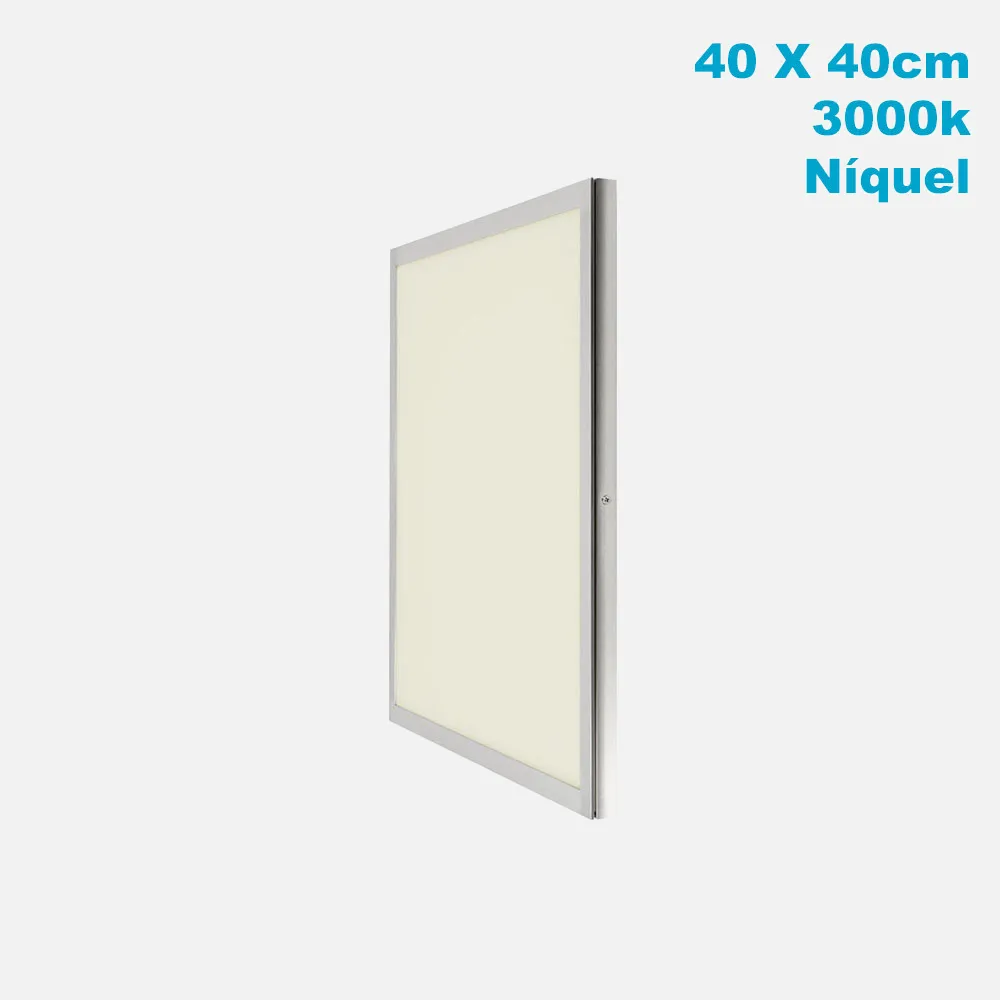 Panel Superf. 36w 3000k Niquel Satinad 40x40x2,3 2880lm Tolstoi