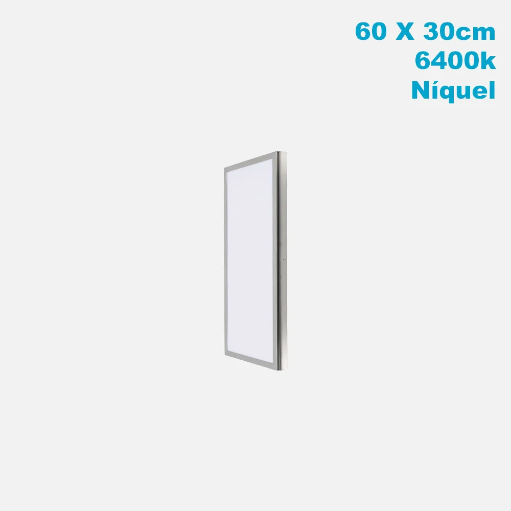 Panel Superf. 36w 6400k Niquel Satinad 2,3x60x30 2880lm Tolstoi