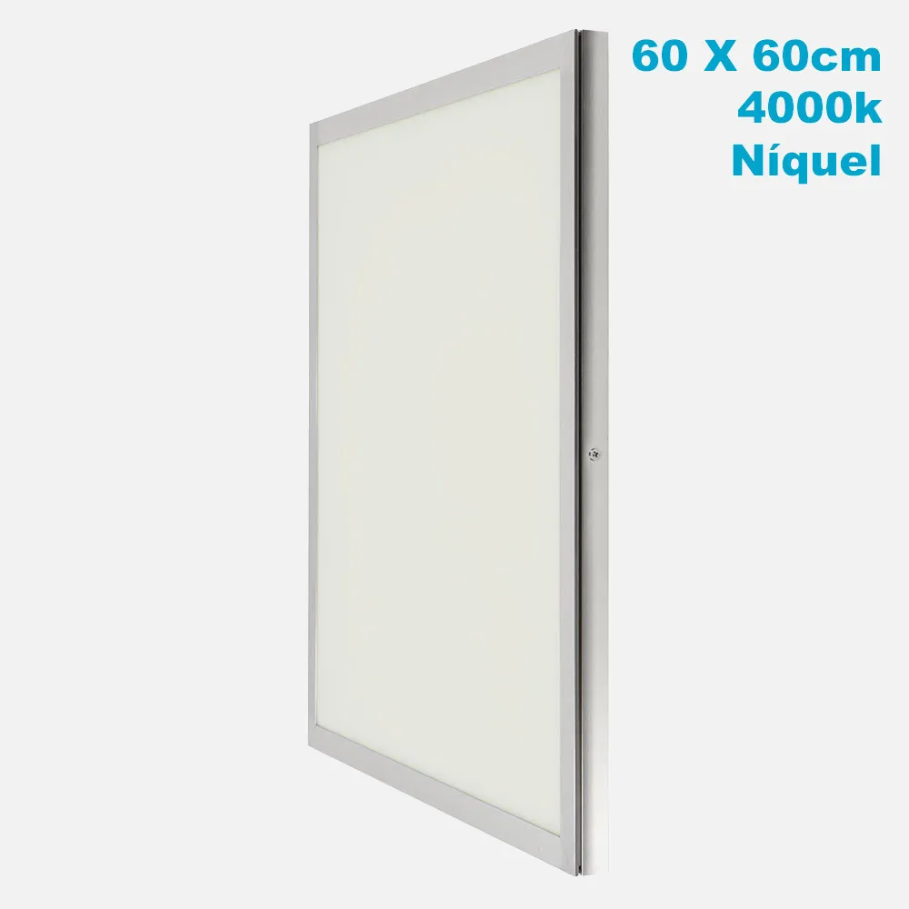 Panel Superf. 48w 4000k Niquel Satinad 60x60x2,3 3840lm Tolstoi