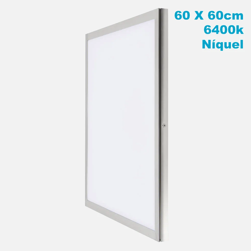 Panel Superf. 48w 6400k Niquel Satinad 60x60x2,3 3840lm Tolstoi