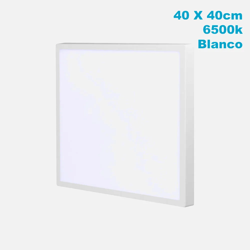 Plafon 36w 6500k 3,5x40x40 Cm Plano Blanco 3060lm