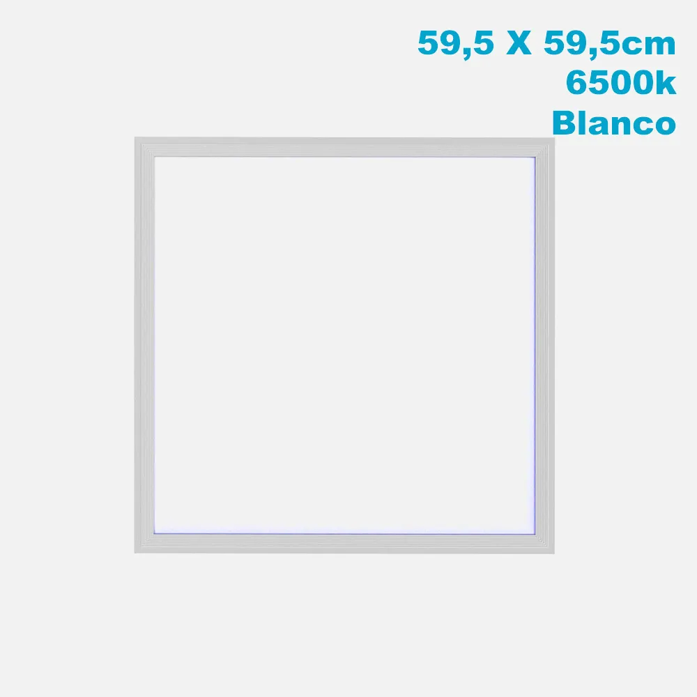 Panel Led 48w 6500k Lino Blanco 4800lm  1x59,5x59,5 Cm Corte 59x59 Cm