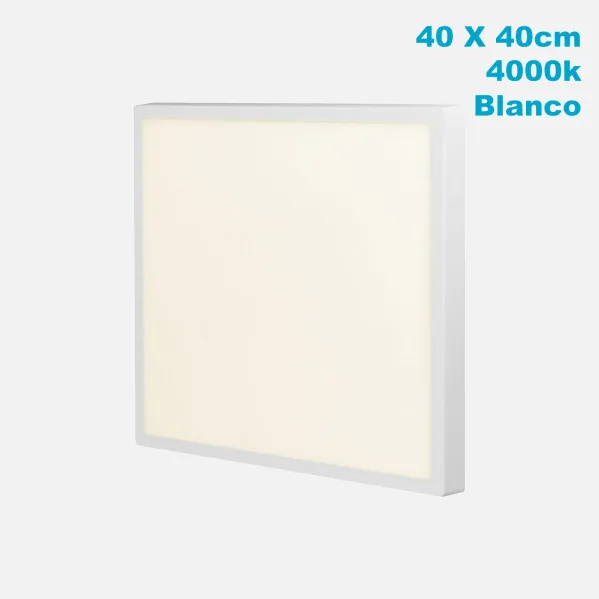Plafon 36w 4000k 3,5x40x40 Cm Plano Blanco 3060lm