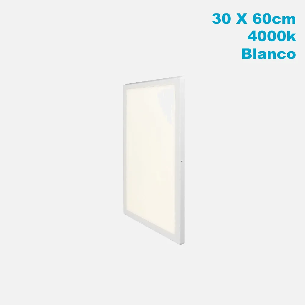 Plafon 36w 4000k 3,5x30x60 Cm Plano Blanco 3060lm