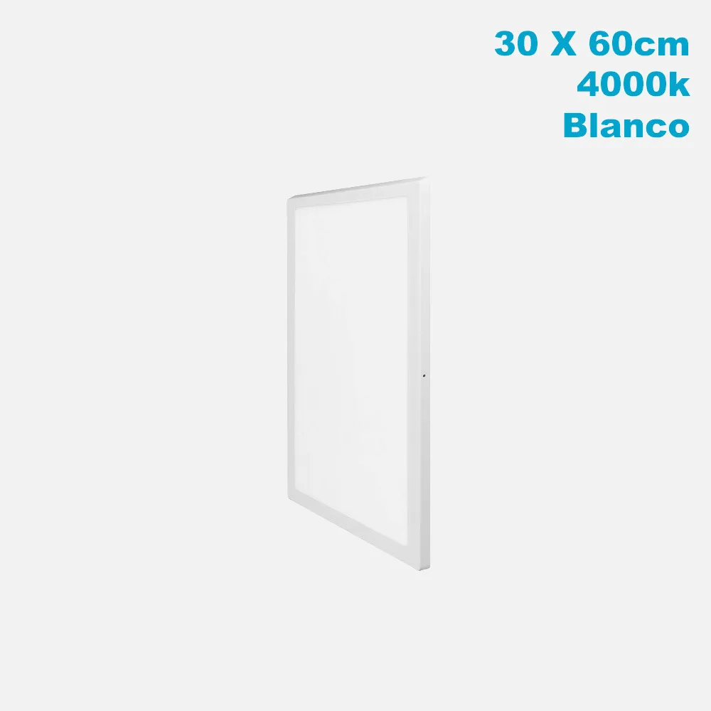 Plafon 36w 4000k 3,5x30x60 Cm Plano Blanco 3060lm