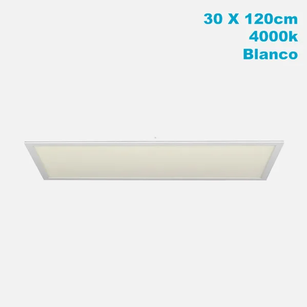 Panel Superf. 72w 4000k Tivoli Blanco 2,5x30x120cm 6120 Lm