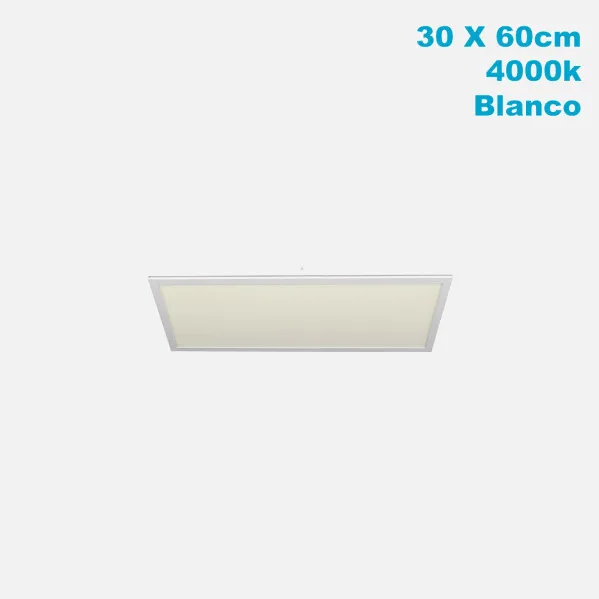 Panel Surf. 36w 4000k Tivoli White 2,5x30x60 Cm 3060 Lm