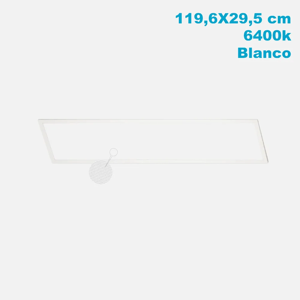 Panel 42w 6400k Prisma Blanco 3800lm 1x119,5x29,5 Cm 120º