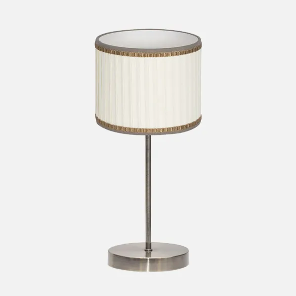 Soprano Tabletop 1xe14 Couro/Beige 44x17x17 Cm