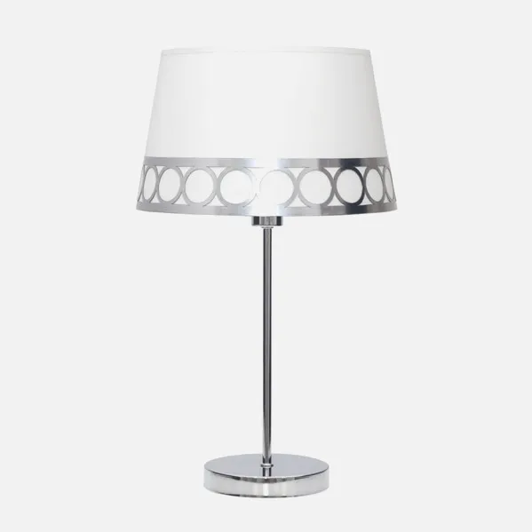 Table lamp Dalia 1xe14 White/silver 44x25x25 Cm