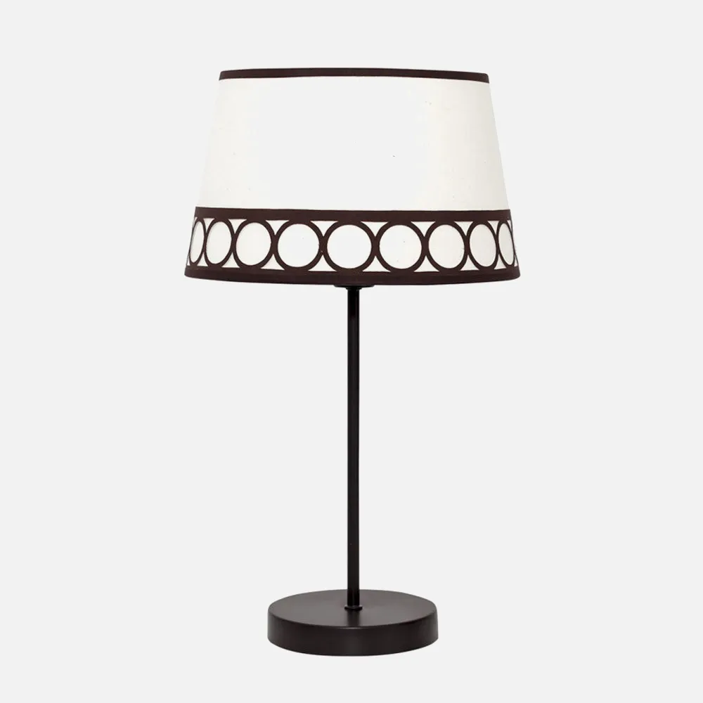 114871002 - Sobremesa Dalia 1xe14 Beis/marrón 44x25x25 Cm