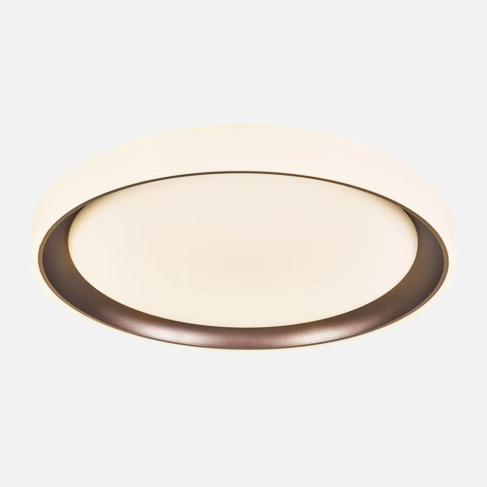 Plafon Luanda 72w 3000-4000-6000k Marron 7x49,5x49,5 Cm 7200lm Reg.intens. C.remoto C/memoria