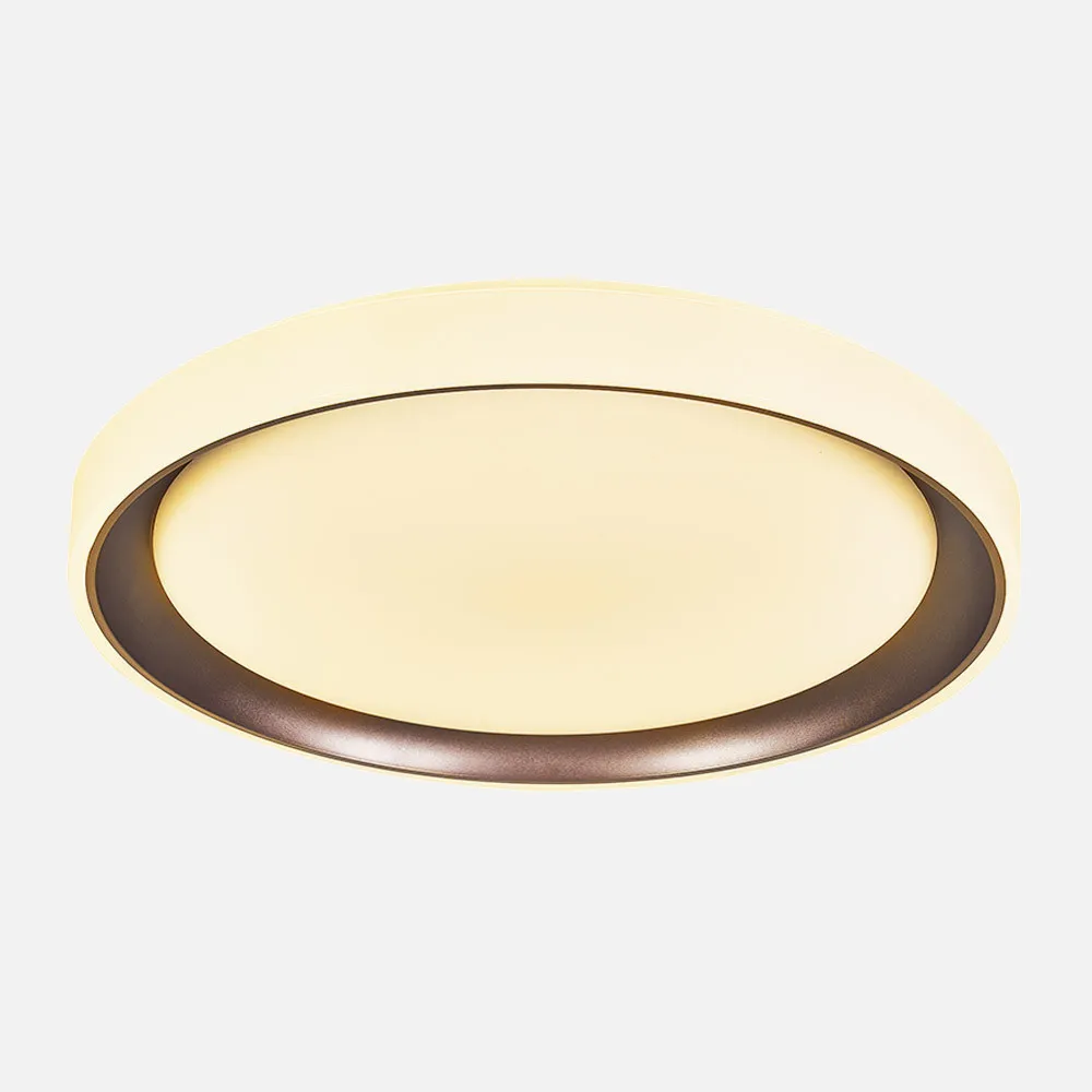 Plafon Luanda 72w 3000-4000-6000k Marron 7x49,5x49,5 Cm 7200lm Reg.intens. C.remoto C/memoria