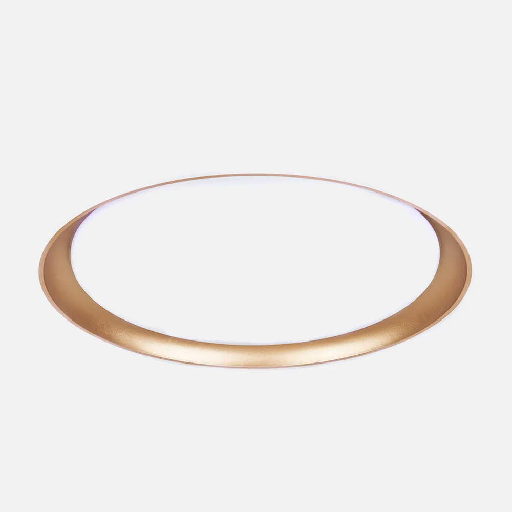 Plafon Luanda 72w 3000-4000-6000k Oro Red.7x49,5d 7200lm Reg.intens. C.remoto C/memoria