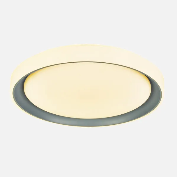 Plafon Luanda 72w 3000-4000-6000k Gris Red.7x49,5d 7200lm Reg.intens. C.remoto C/memoria