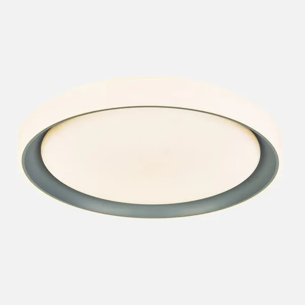 Plafon Luanda 96w 3000-4000-6000k Gris Red.7x49,5d   10800lm Reg.intens. C.remoto C/memoria