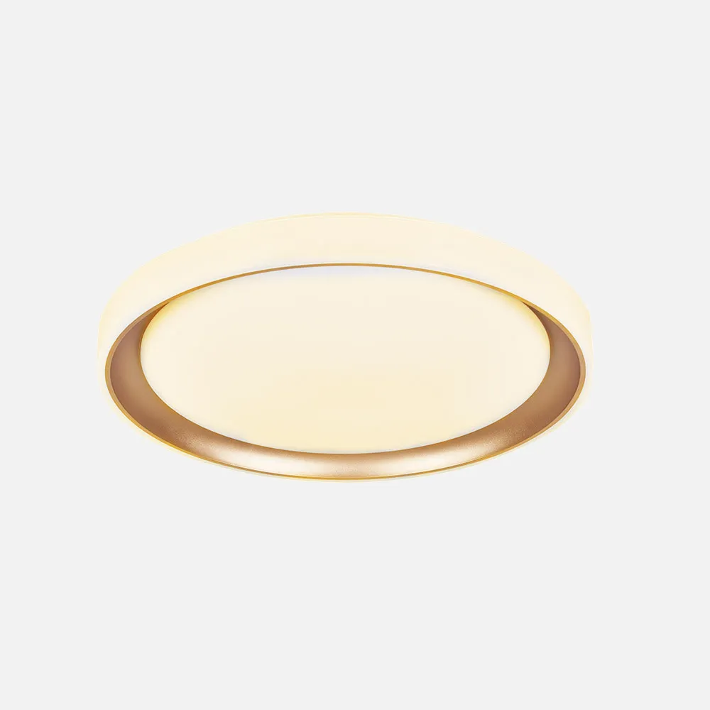Plafon Luanda 48w 3000-4000-6000k Oro Red.7x39,5x39,5 Cm 4800lm Reg.intens. C.remoto C/memoria