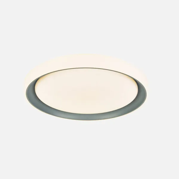 Plafon Luanda 48w 3000-4000-6000k Gris Red.7x39,5d  4800lm Reg.intens. C.remoto C/memoria