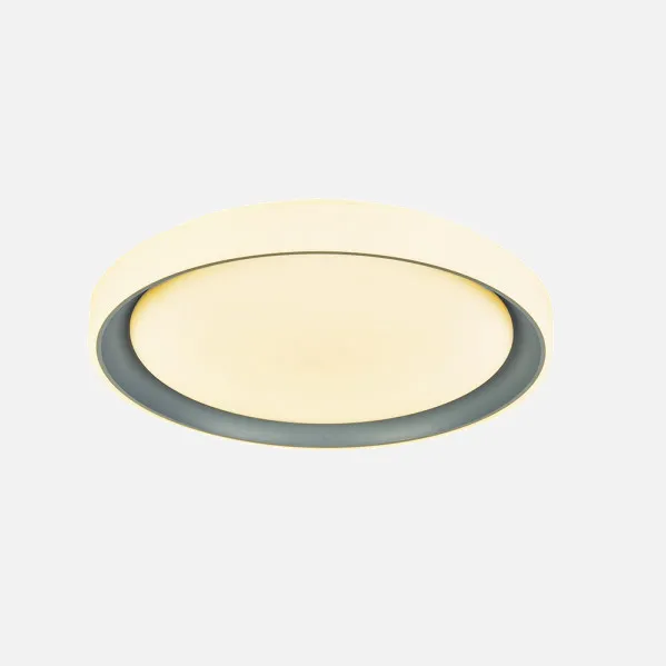 Plafon Luanda 48w 3000-4000-6000k Gris Red.7x39,5d  4800lm Reg.intens. C.remoto C/memoria