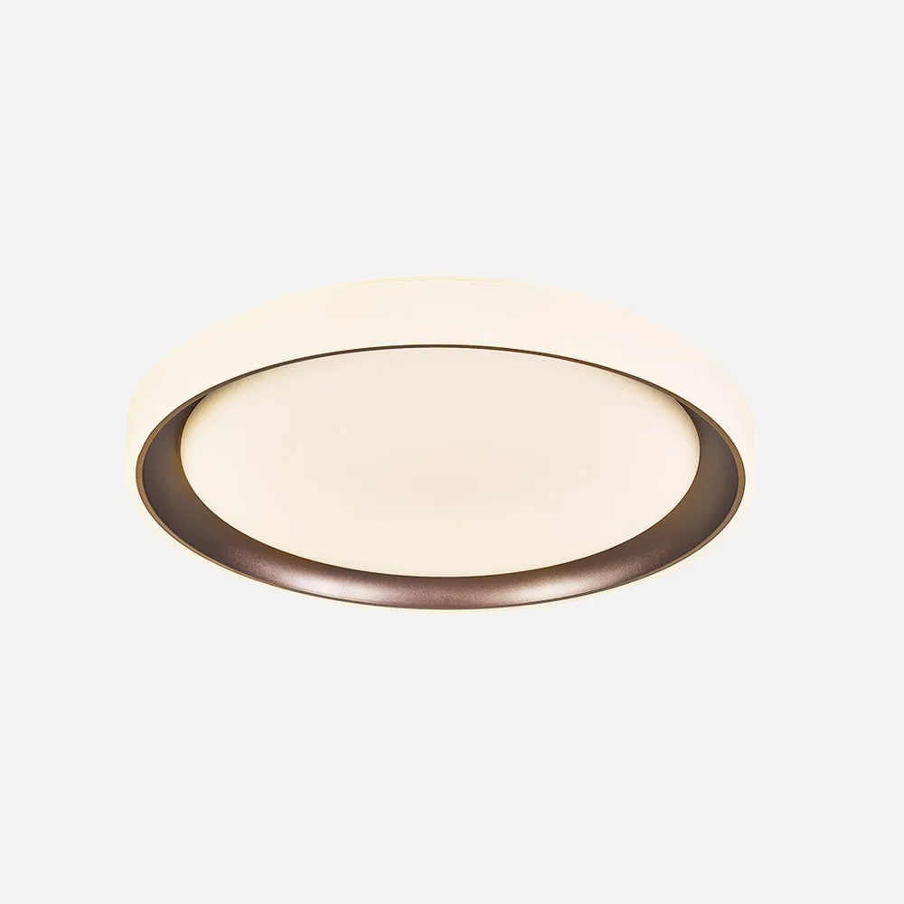Plafon Luanda 48w 3000-4000-6000k Marron 7x39,5x39,5 Cm 4800lm Reg.intens. C.remoto C/memoria
