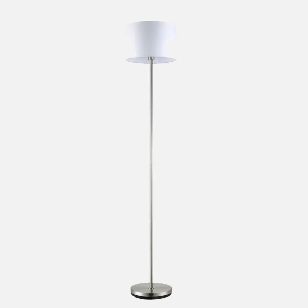 Nickel Aldebaran 1xe27 Nickel C/pant White 170x35x35 Cm