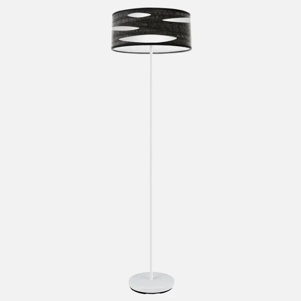 Blanco/Madera Negra