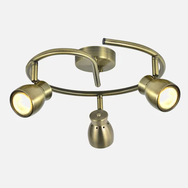 Ceiling light Chacho 3xgu10 Leather 14x30x30 Cm