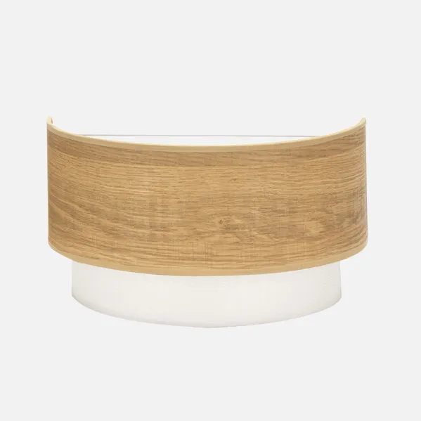 Aplique Myriam 1xe27 Madera Clara 17x30x16 cm