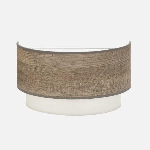 Blanco/Madera Gris