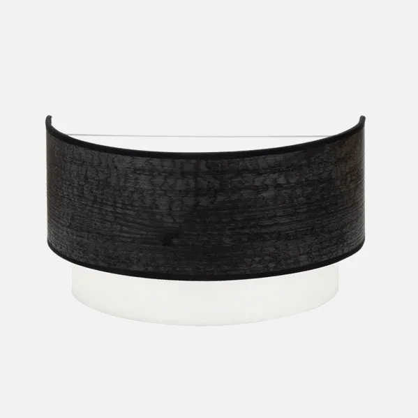 Blanco/Madera Negra