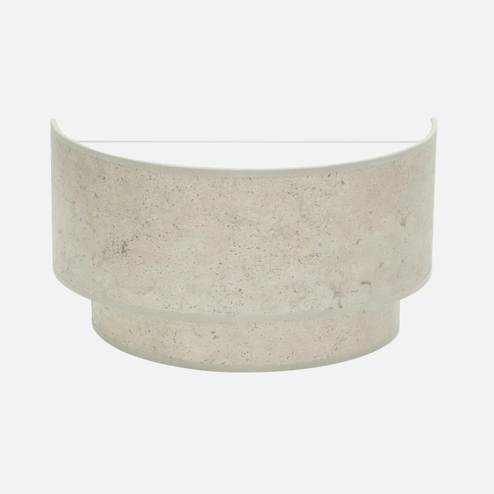 175361028 - Aplique Doble Smile 1xe27 Cemento Gris 17x30x15 Cm