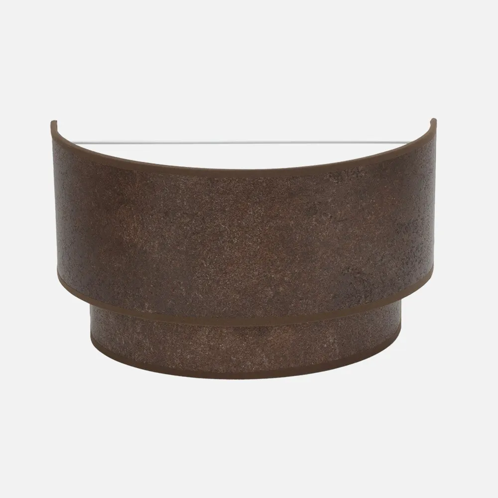 175361017 - Sorriso de Lâmpada de Parede Dupla 1xe27 Ferrugem 17x30x15 Cm