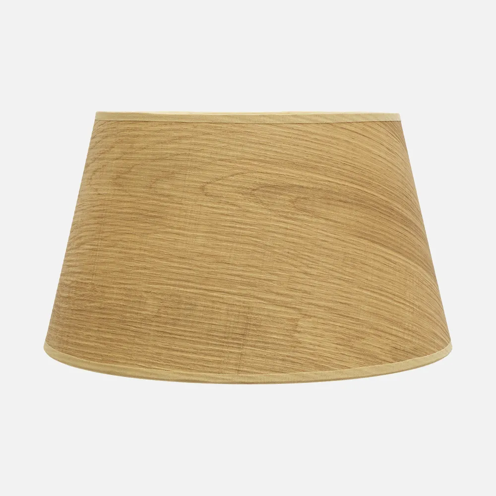 178314585 - Pantalla Salma E27 Madera Clara 45dx35dx30h Conica  Abierta