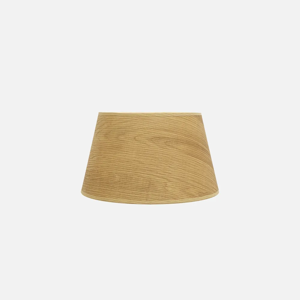 178312585 - Pantalla Salma E27 Madera Clara 25dx20dx15h Conica